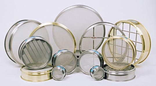 Brass and Stainless Steel Sieves